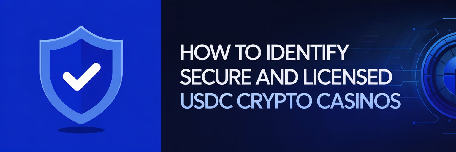 How to Identify Secure and Licensed USDC Crypto Casinos